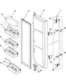 Refrigerator door