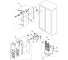 Samsung RS253BAWW/XAA freezer compartment diagram