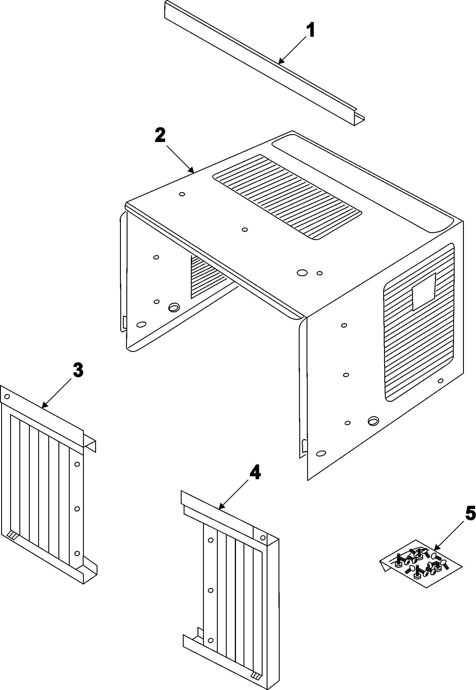 Outer case assembly