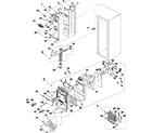 Samsung RS2644SW/XAA refrigerator compartment diagram