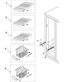 Freezer shelves