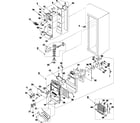 Samsung RS2545SH/XAA refrigerator compartment diagram