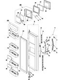 Refrigerator door