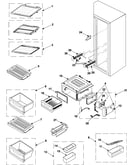 Refrigerator shelves