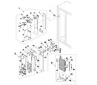 Samsung RS2666SL/XAA freezer compartment diagram
