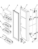 Refrigerator door