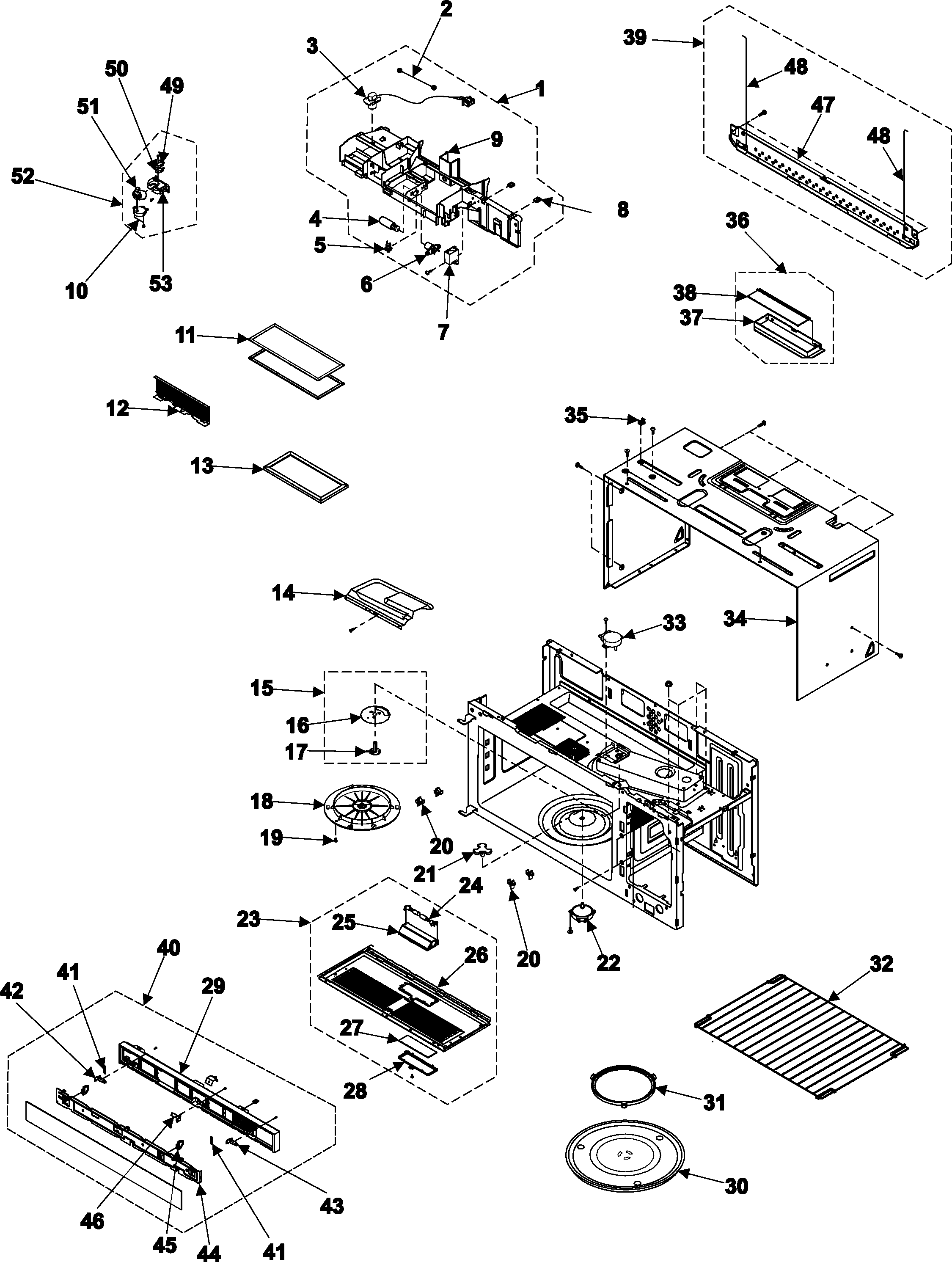 Body/cavity/elements