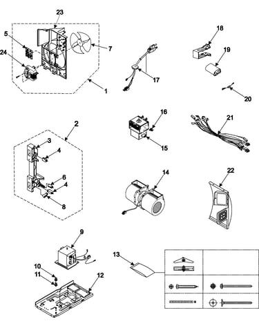Internal control/latch asy/base
