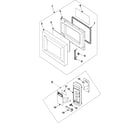 Samsung MR1032CBC/XAA control panel/door assembly diagram