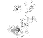 Samsung MW888STB/XAA internal control/latch assy/base diagram