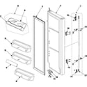 Samsung RS255BASB/XAA refrigerator door diagram