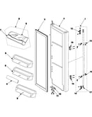 Refrigerator door