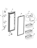Refrigerator door