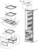 Refrigerator shelves