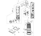 Samsung RM255BARB/XAA-00 freezer compartment diagram