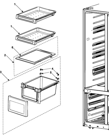 Freezer shelves