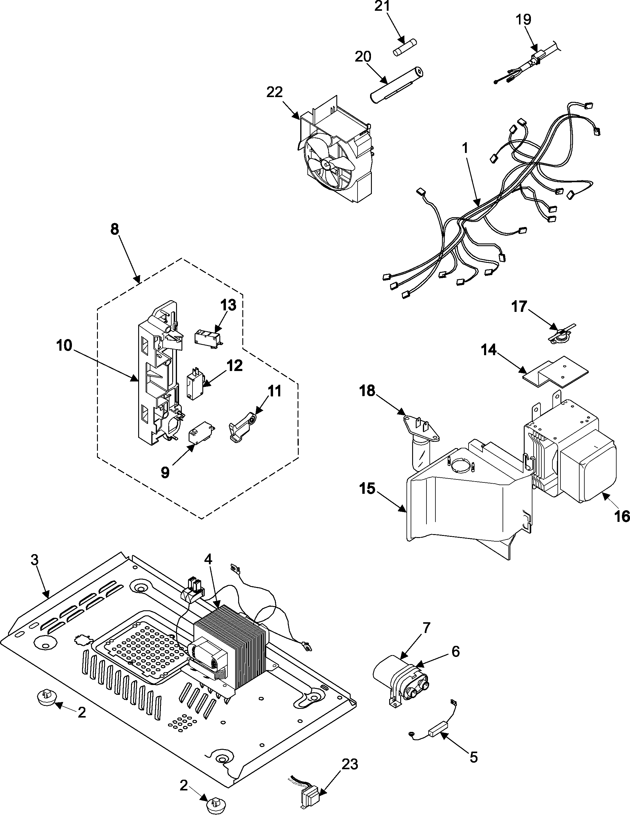 INTERNAL CONTROL/LATCH ASY/BASE