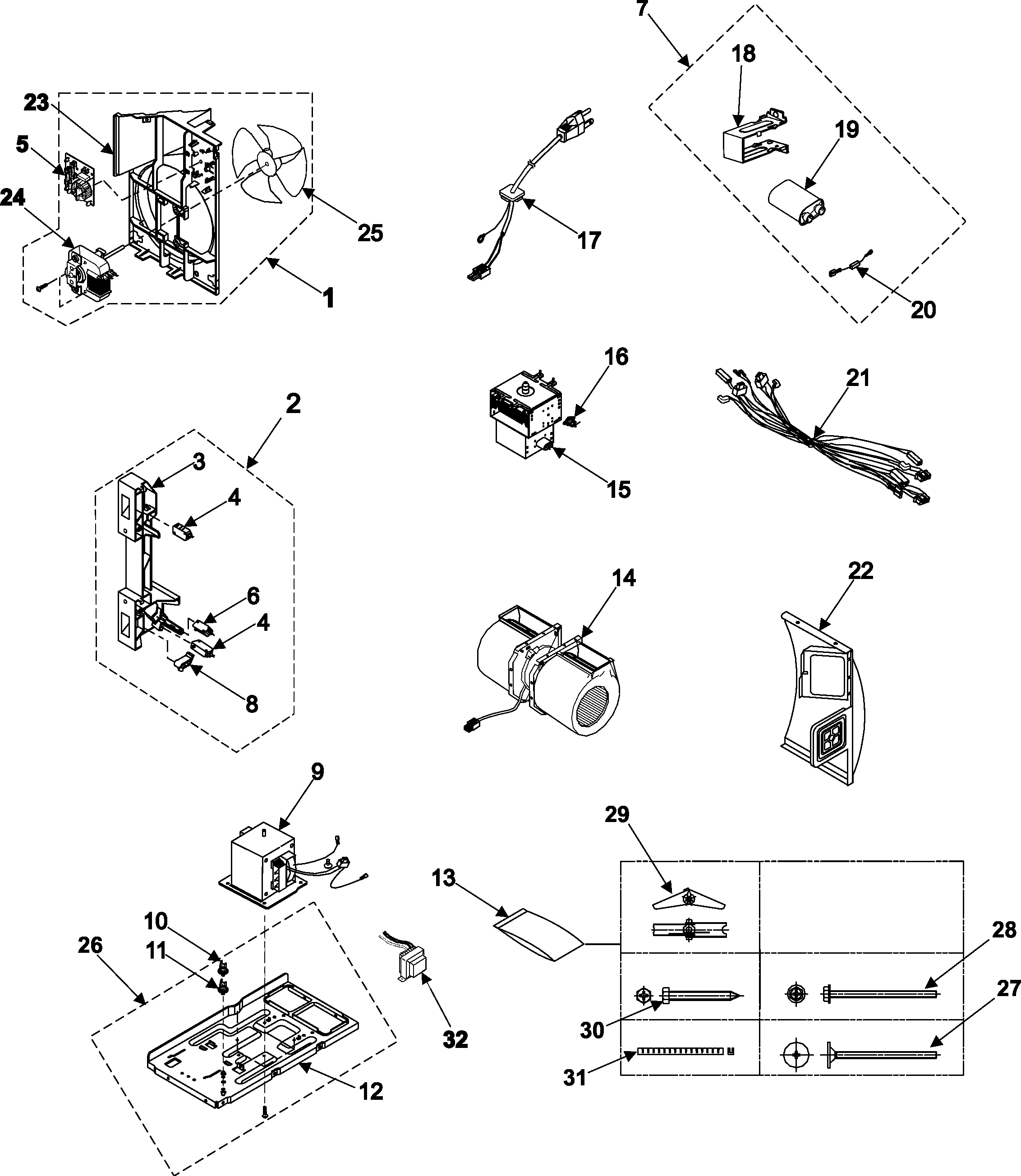 Internal controls/latch asy/base