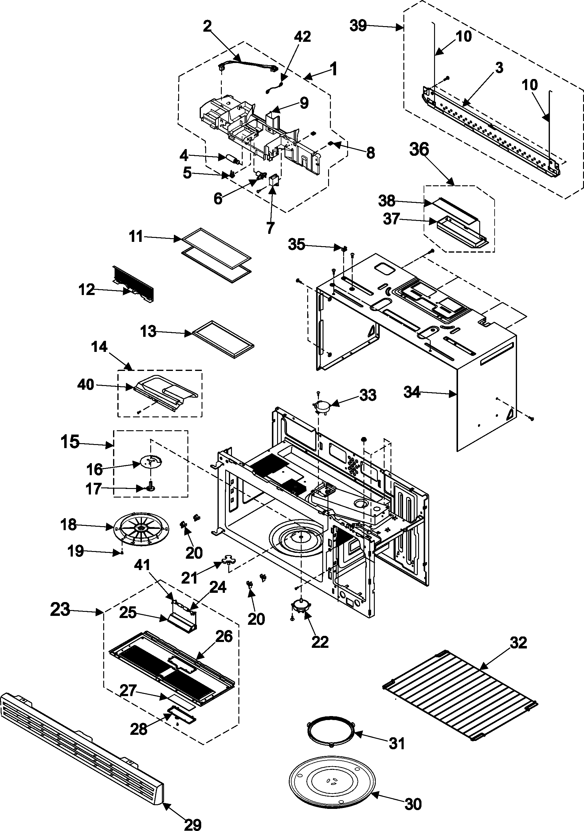 Body/cavity/elements