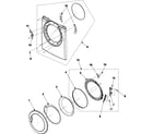 Samsung DV316BEC/XAA door diagram