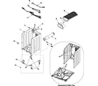 Samsung DV316BEW/XAA cabinet diagram