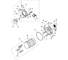 Samsung DV3C6BEW/XAA drum diagram