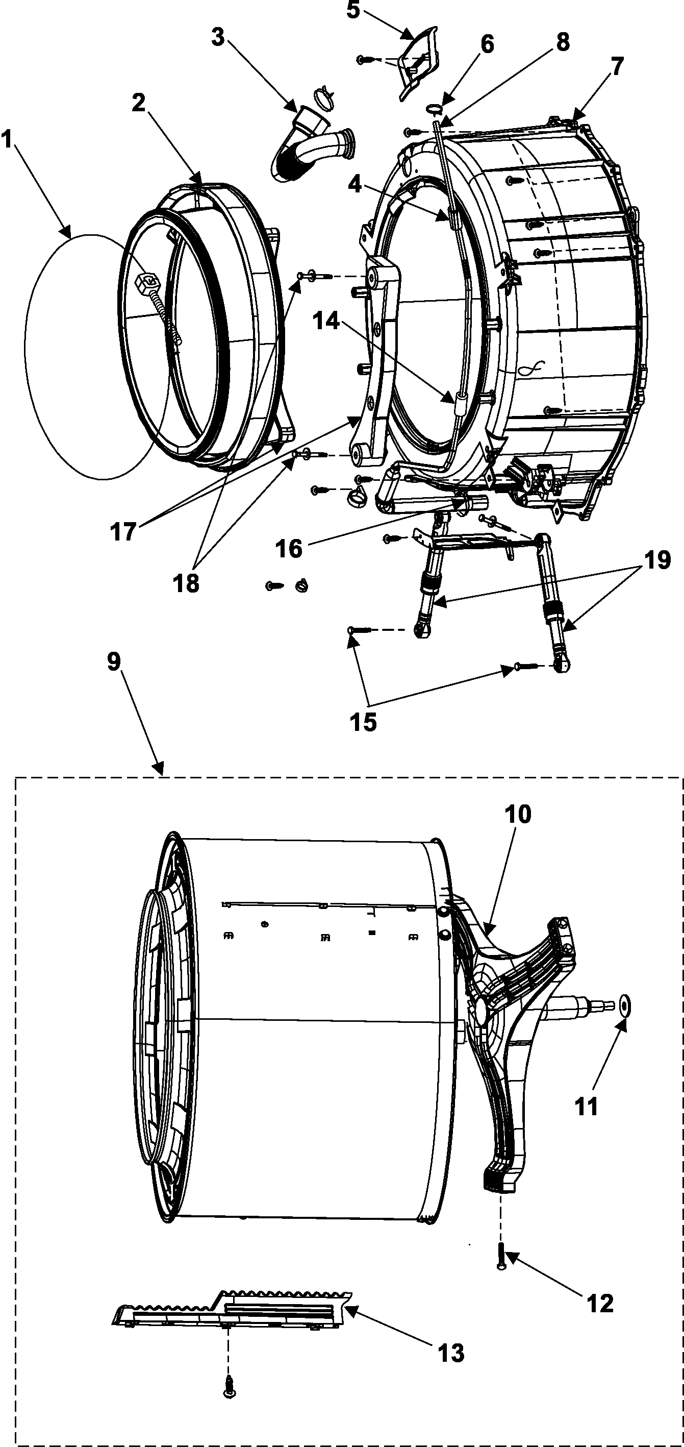 TUB FRONT