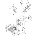 Samsung MS1240WB/XAA internal control/latch assy/base diagram