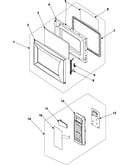 Control panel/door assembly