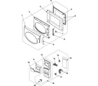 Samsung MW880BKA/XAA control panel/door assembly diagram