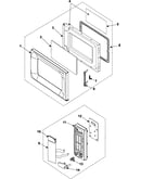 Control panel/door assembly