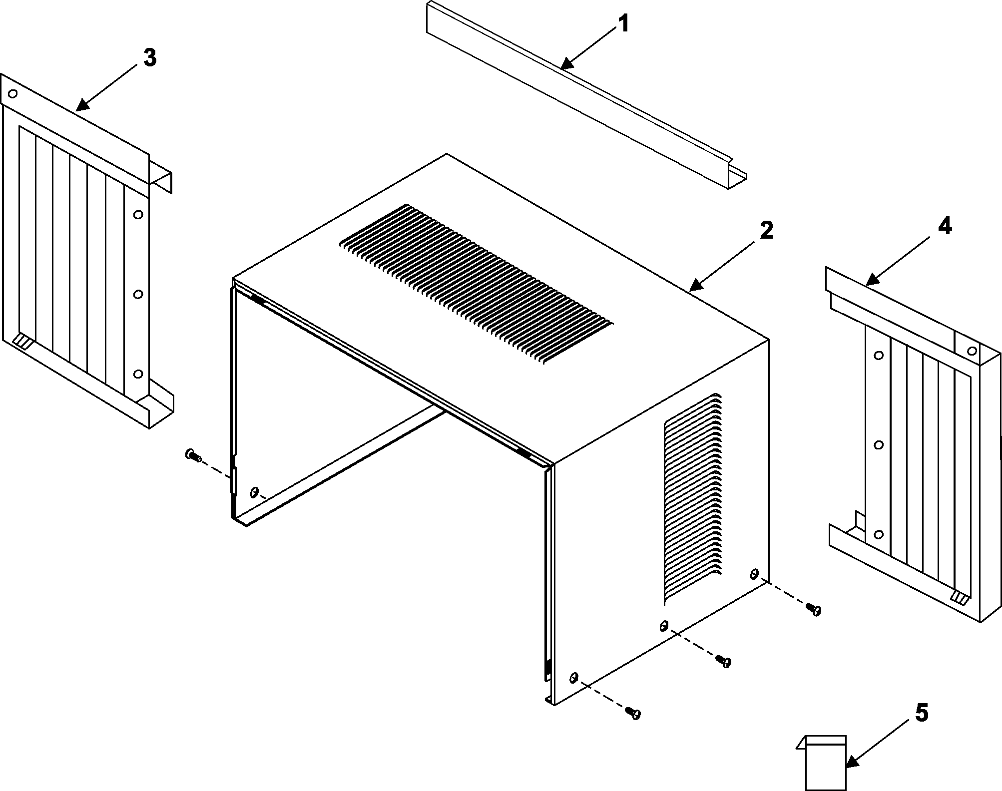 Outer case assembly