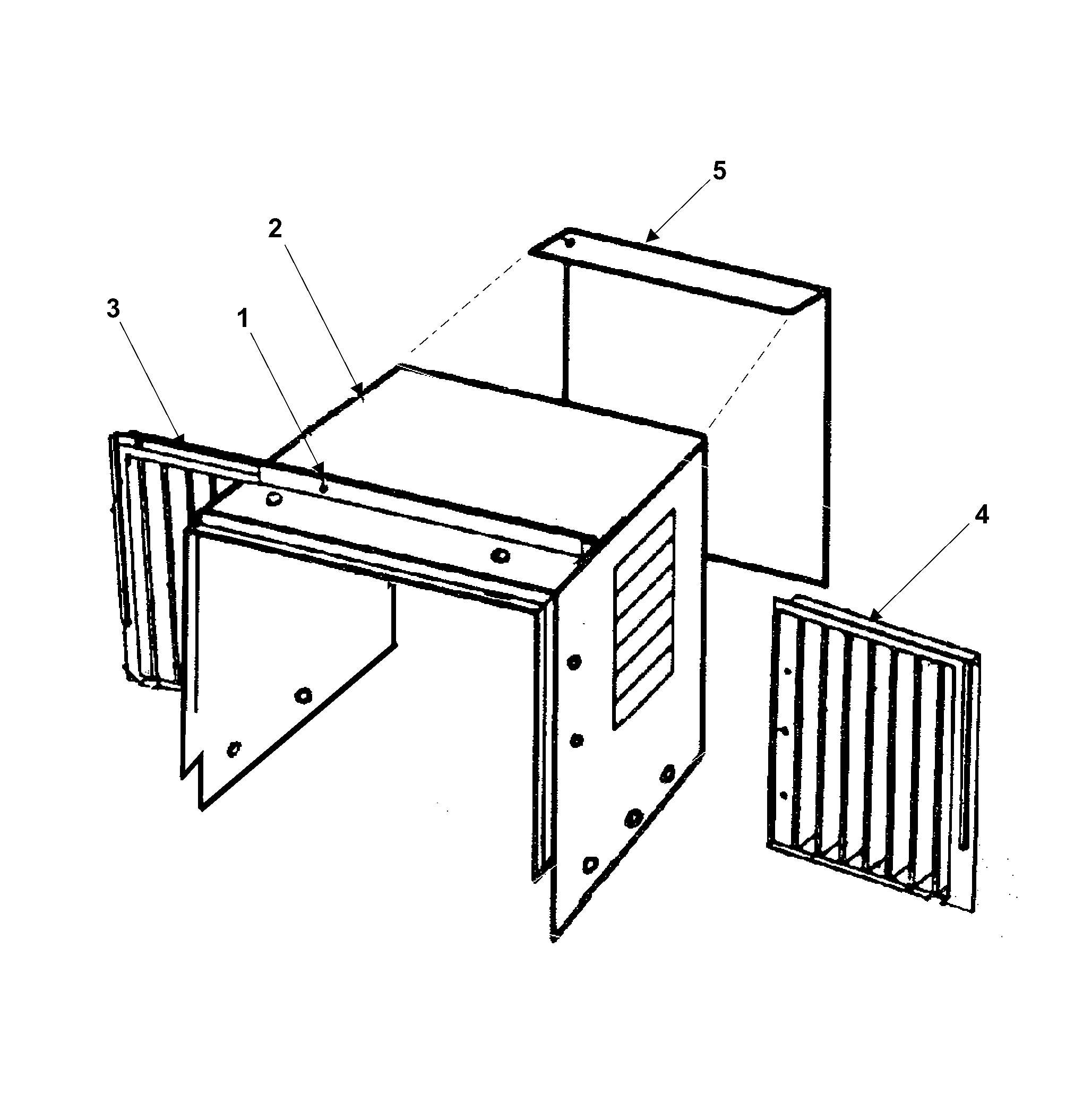 Outer case assembly