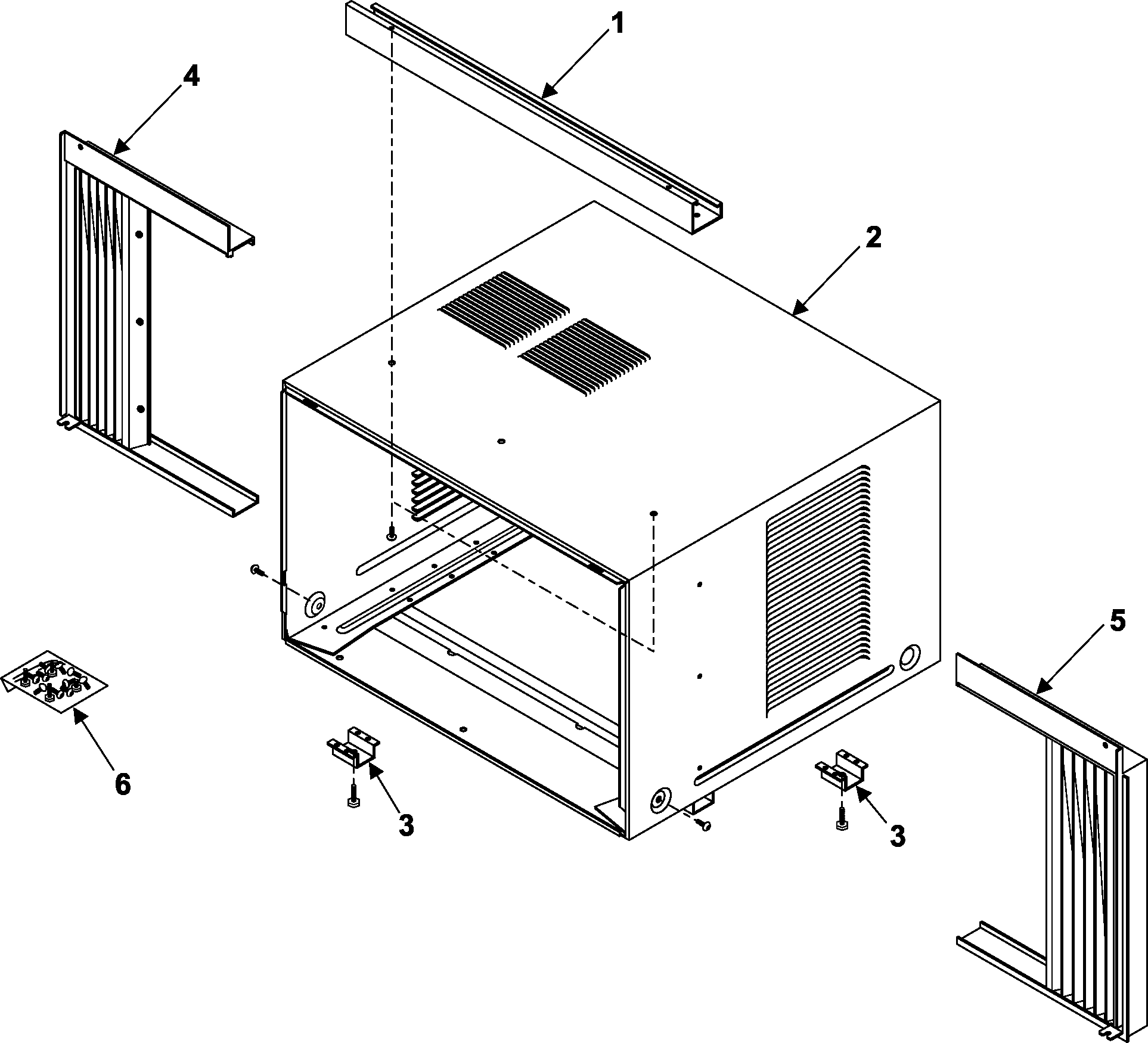 Outer case assembly