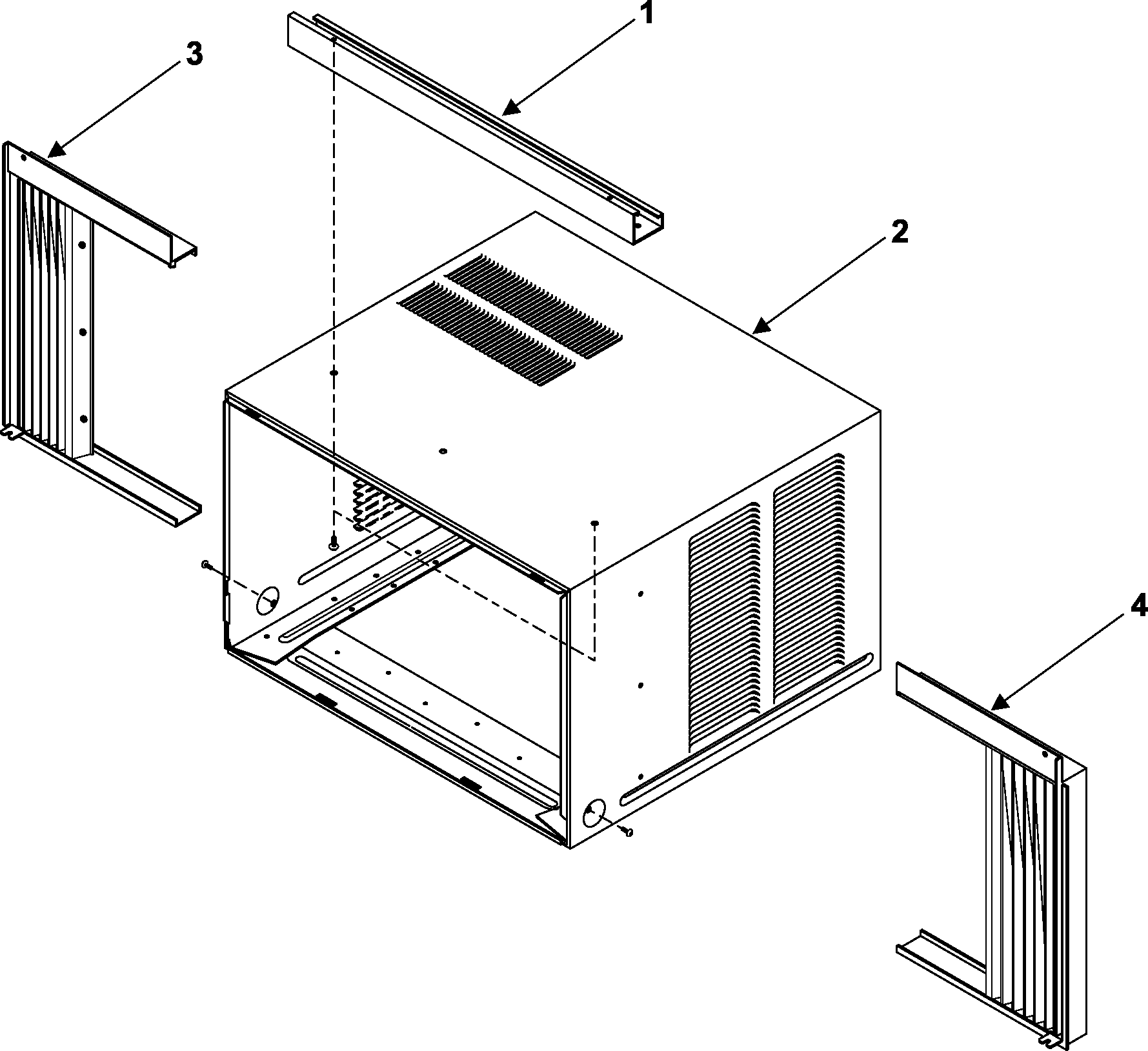 Outer case assembly