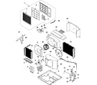 Samsung AW1800A chassis assembly diagram