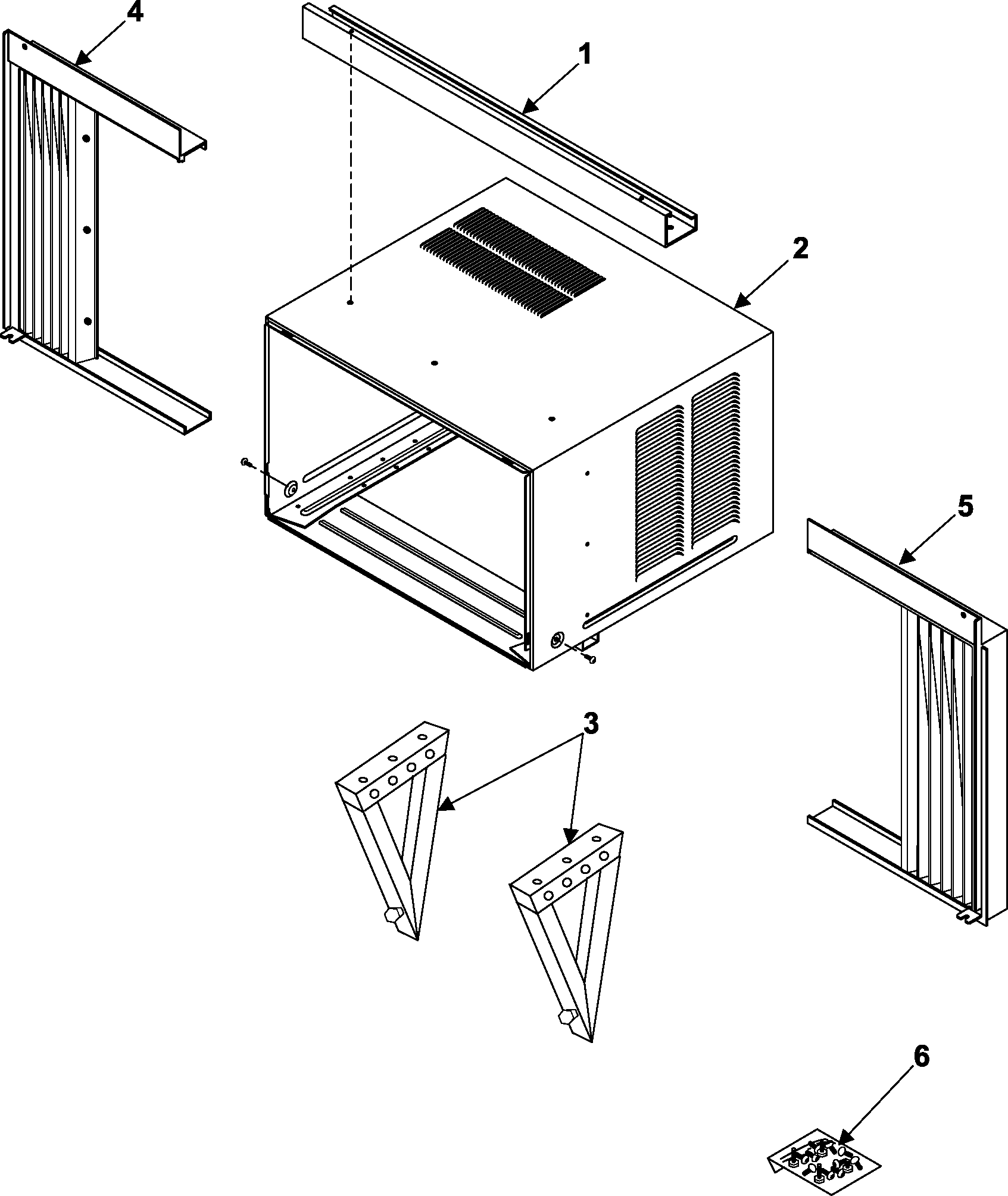 Outer case assembly