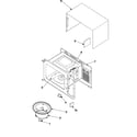 Samsung MW1135WB/XAA body/cavity/elements diagram