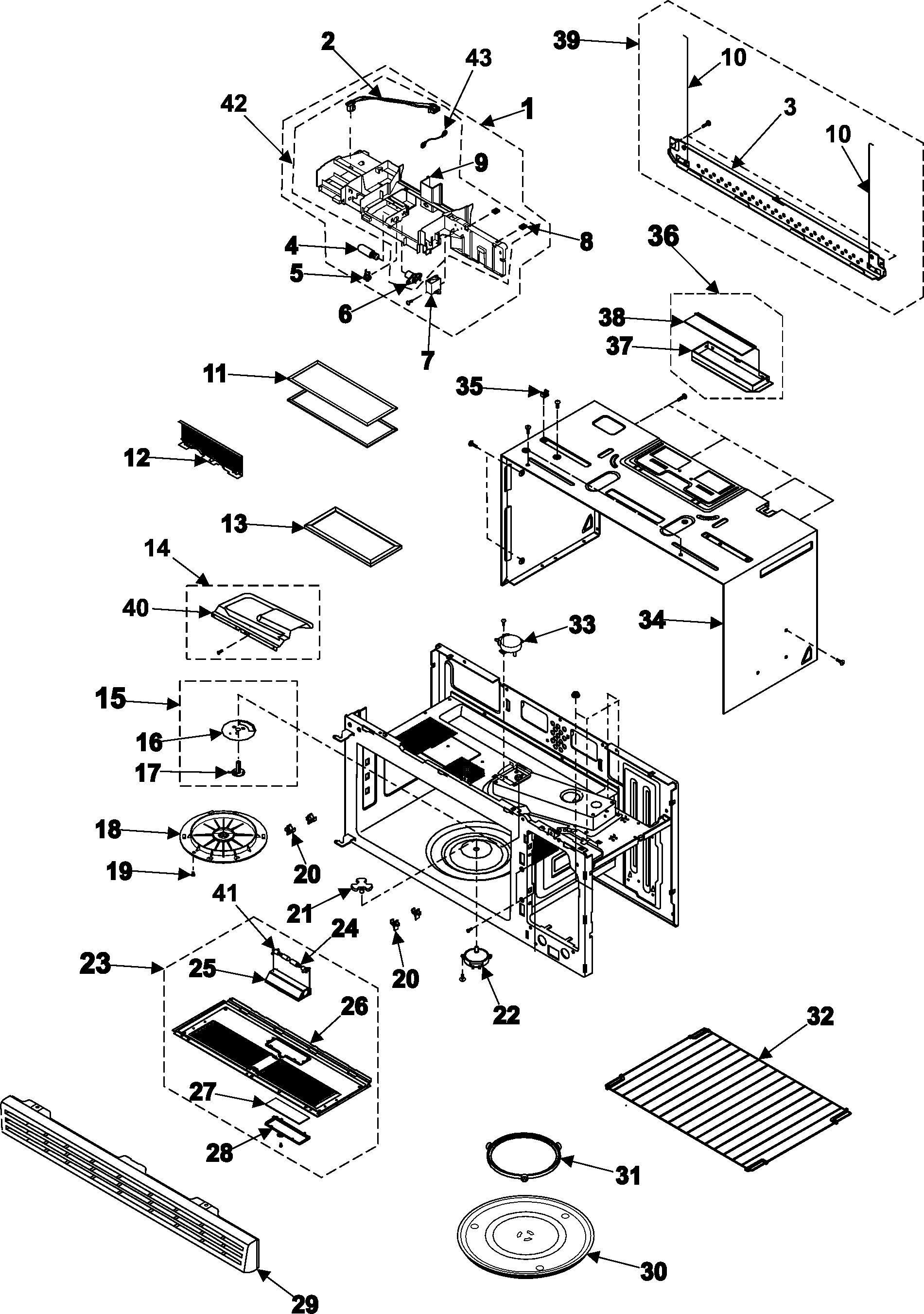Body/cavity/elements