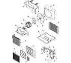 Samsung AW1290 chassis assembly diagram