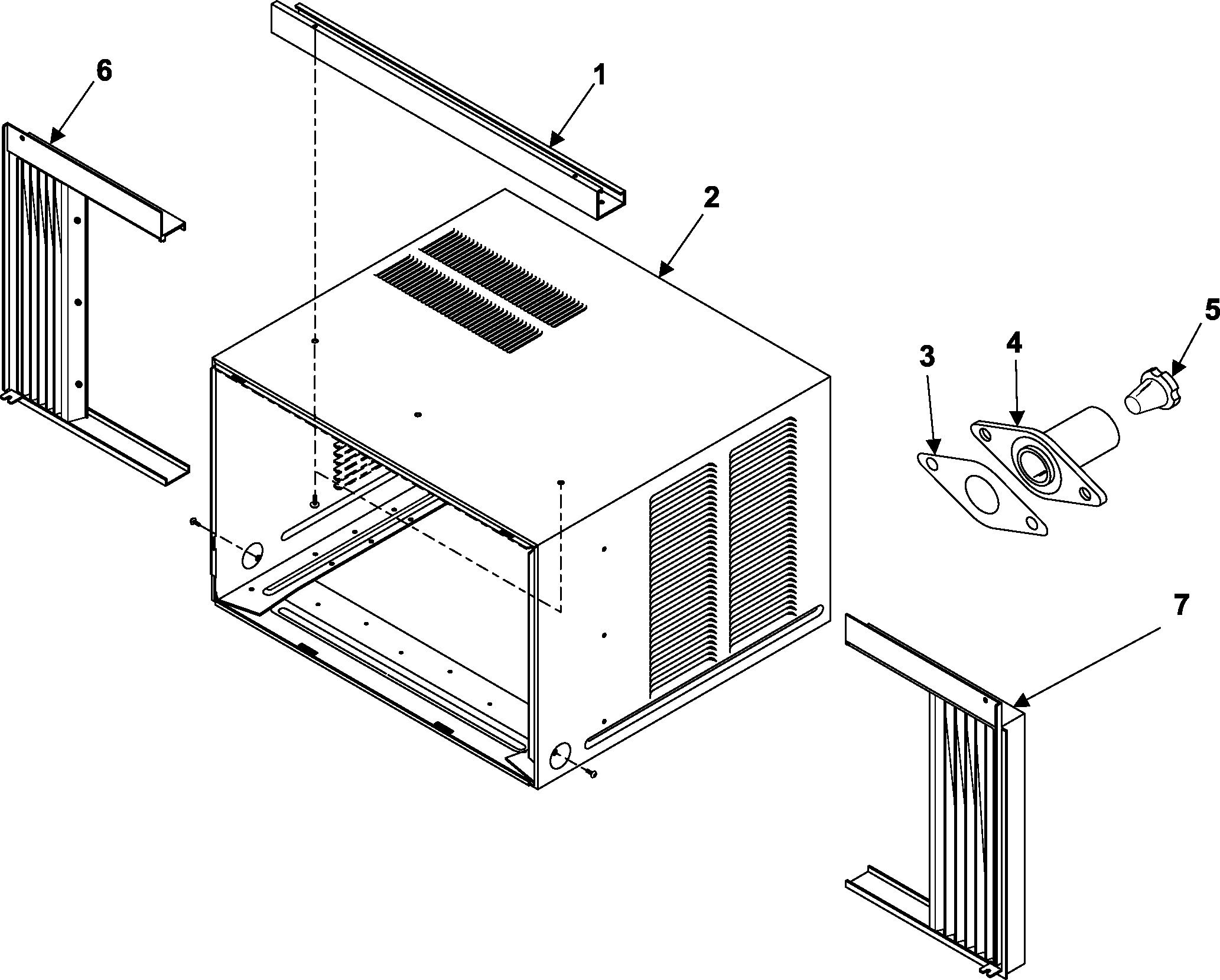 Outer case assembly