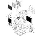 Samsung AW1890 chassis assembly diagram