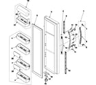Samsung RS2622SW/XAA refrigerator door diagram