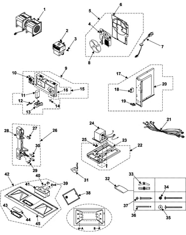 Internal controls/latch asy/base