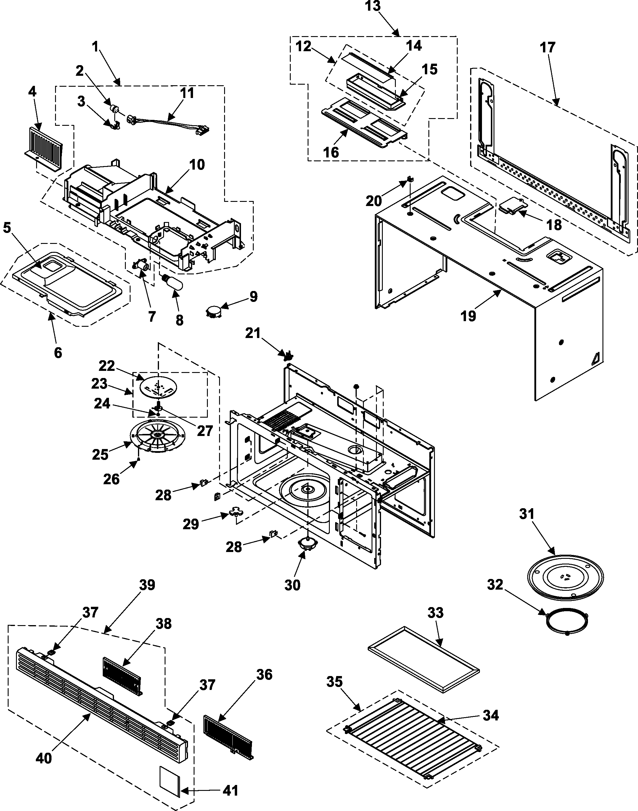 Body/cavity/elements