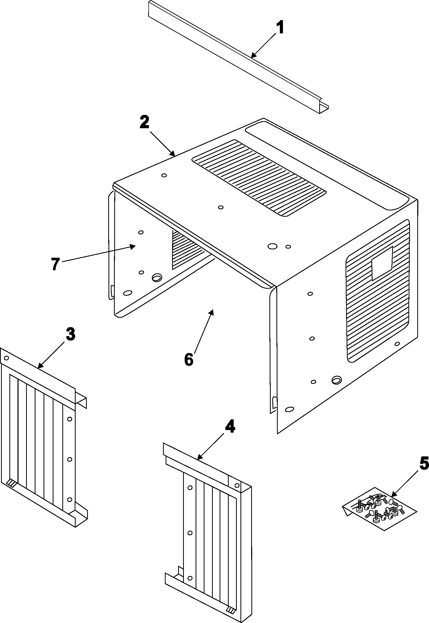 Outer case assembly