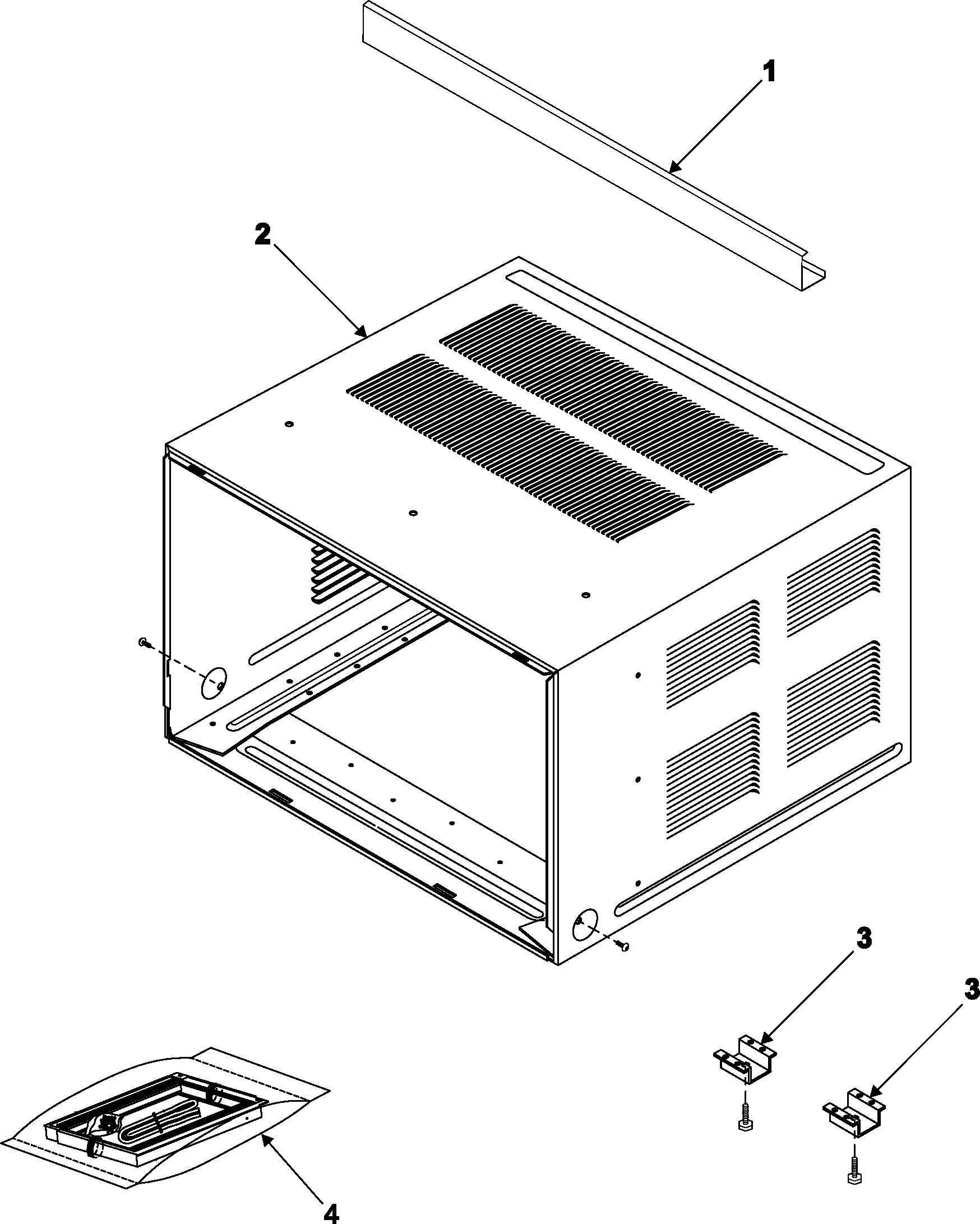 Outer case assembly