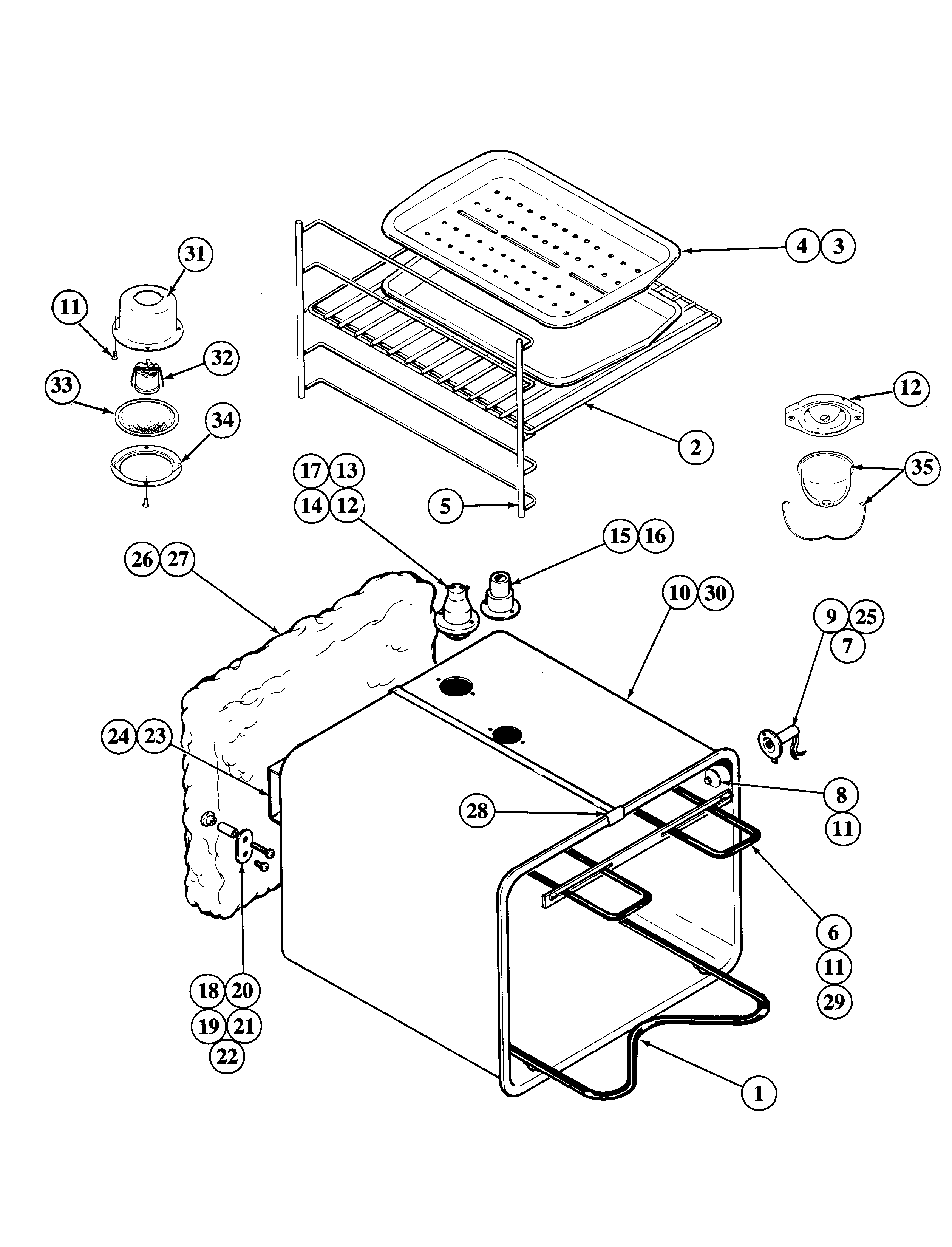 Oven liner