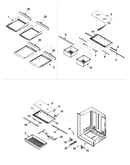 Refrigerator shelving