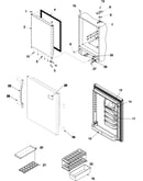 Refrigerator door